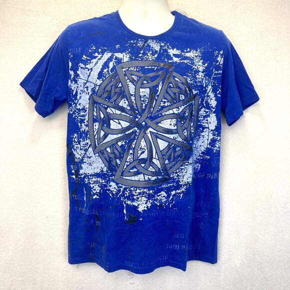 LL Cool J Retro Y2K T-Shirt Mens Small S Blue Tee Casual Hip Hop Rap Vintage - Picture 1 of 13